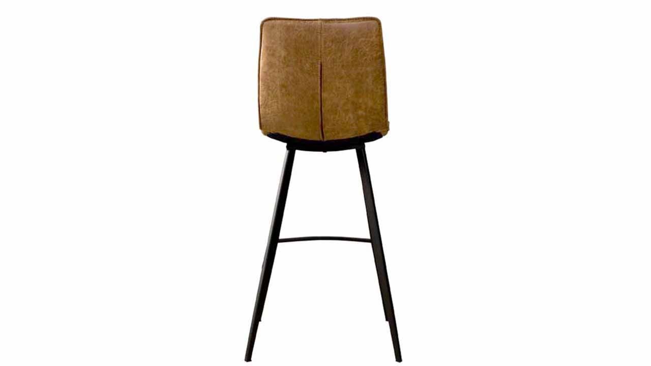 Barstoel Cognac Pamplona B43 x D53 x H105 cm
