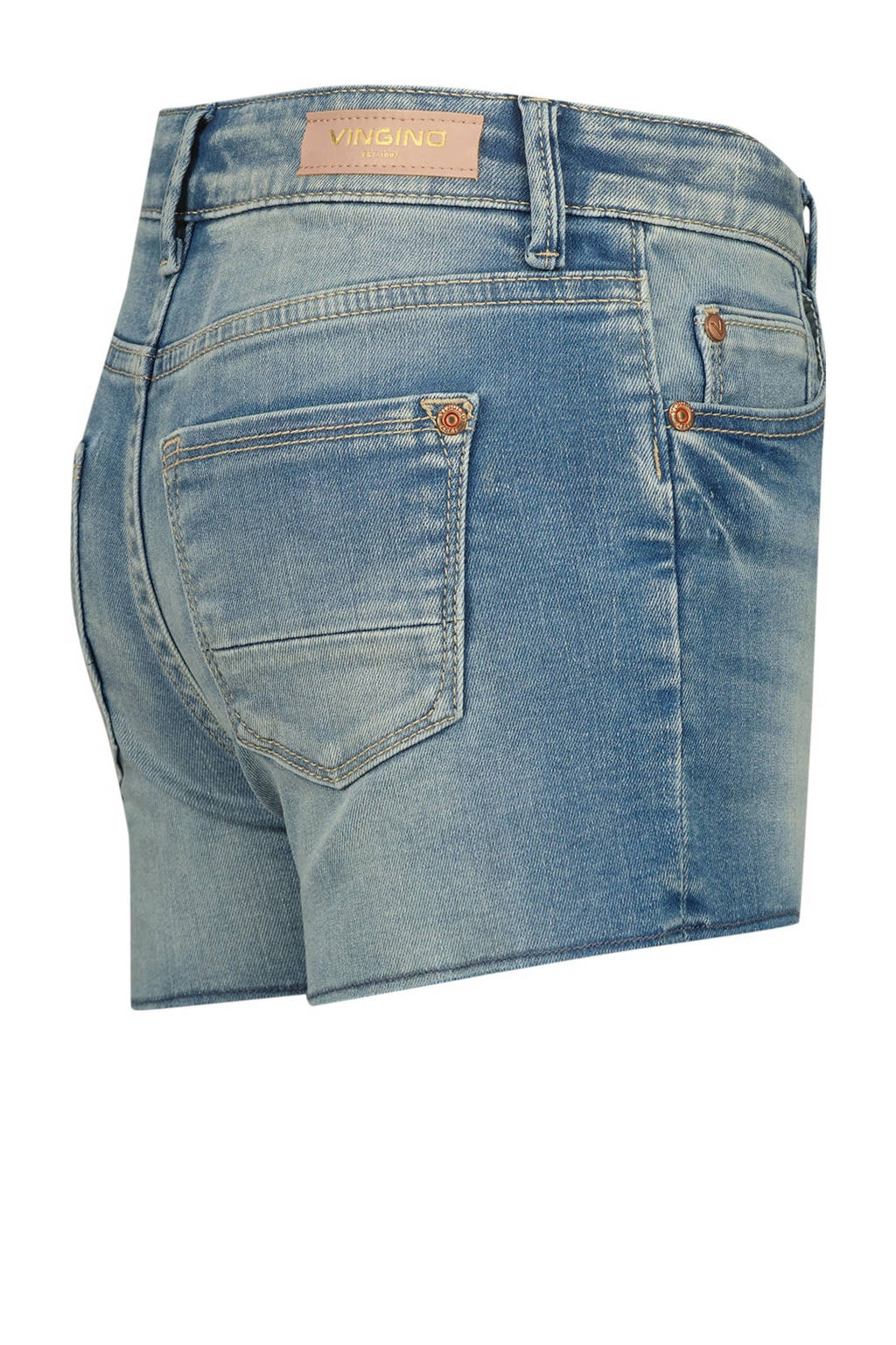 Vingino denim short Daizy mid blue wash