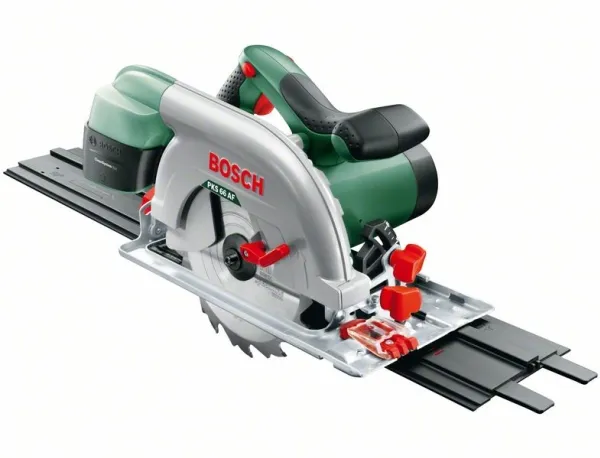 Bosch Rundsav M/føringsskinne PKS 66 AF, 1600W