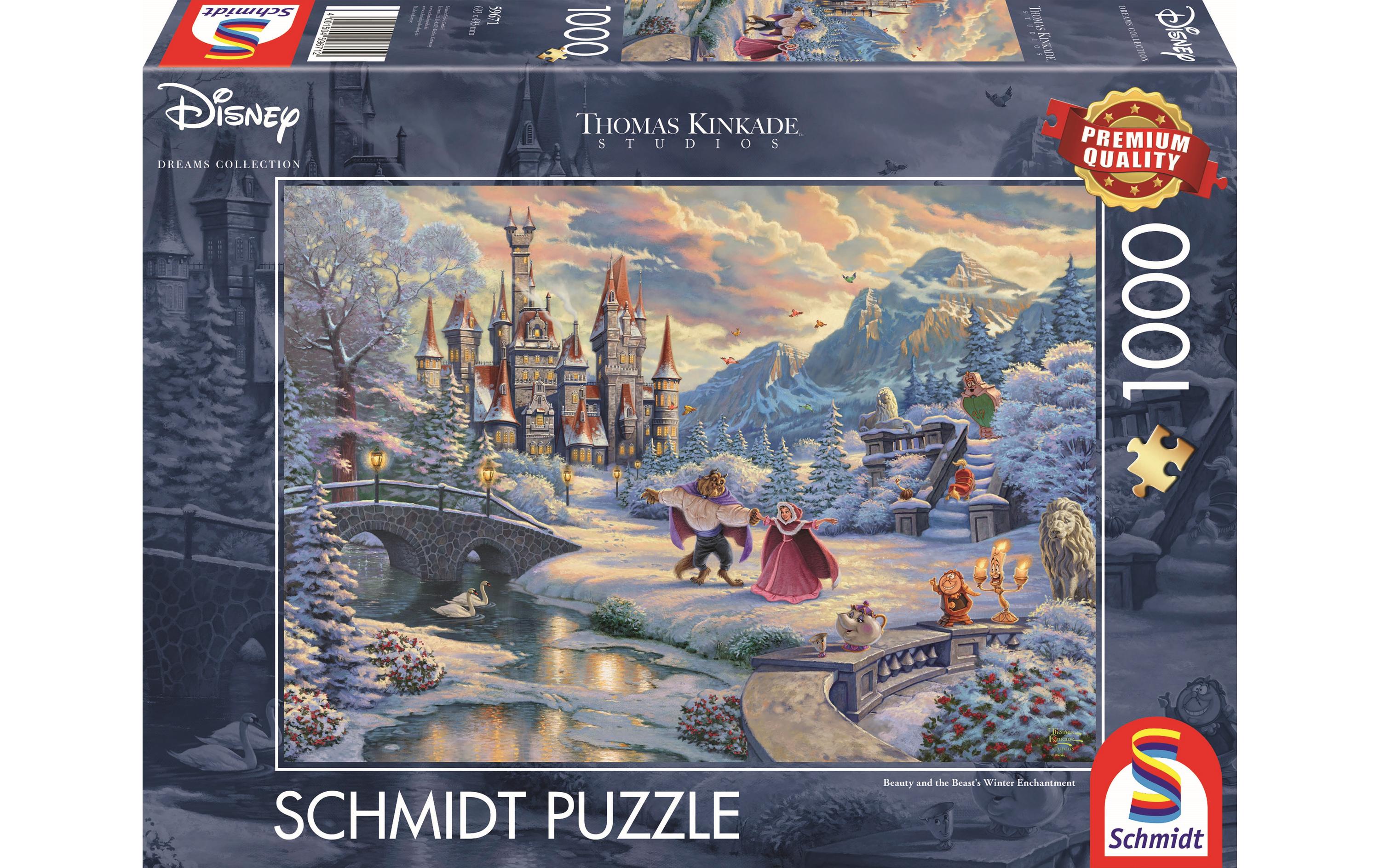 Puzzle Disney Die Schöne und das Biest WintertraumWintertraum Limited Edition