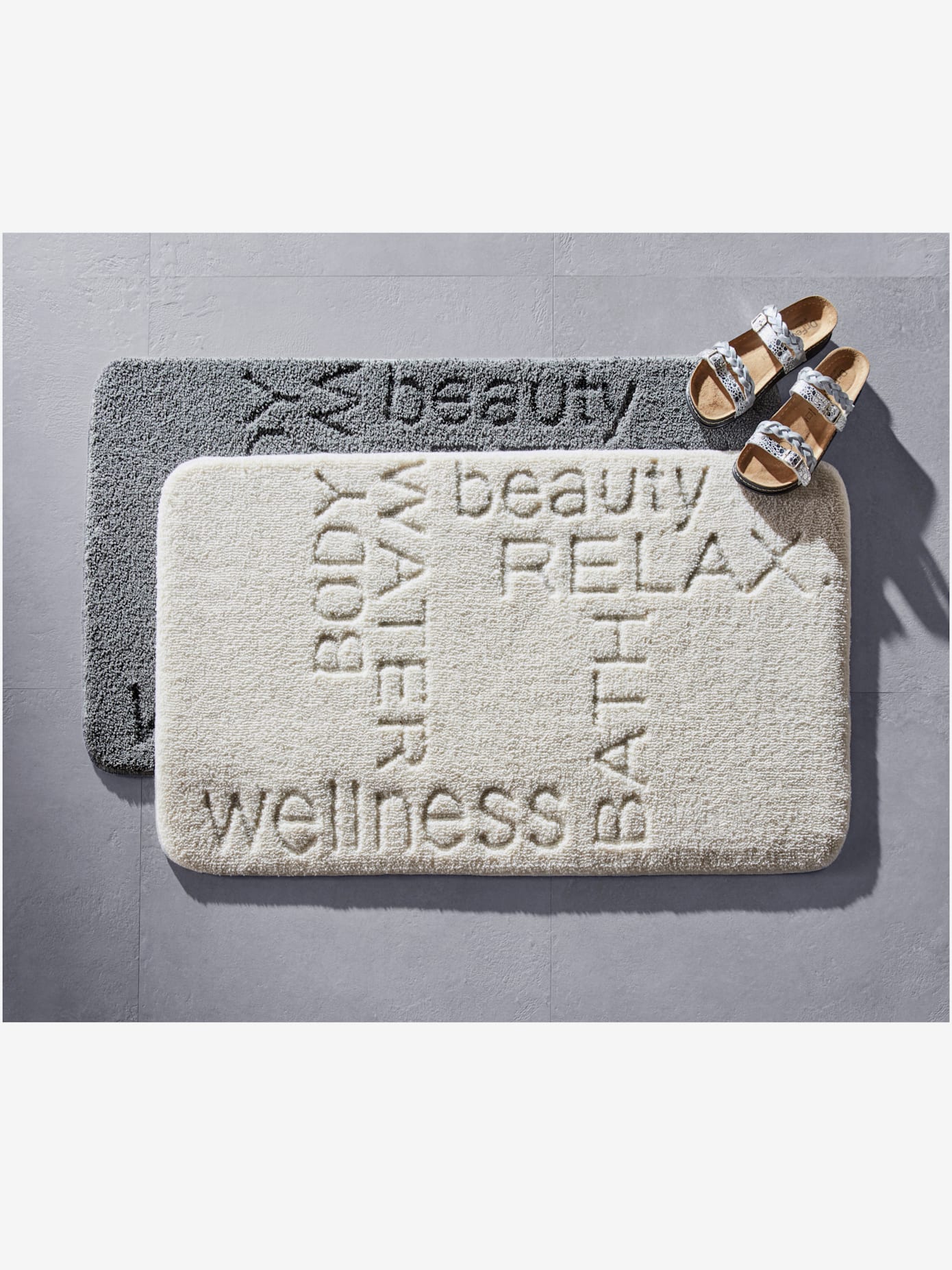 Tapis de bain polyester doux