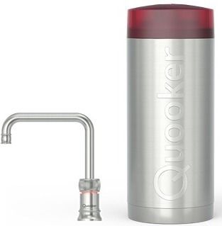 Quooker - Classic Nordic Square - Kokendwaterkraan - Draaibare Uitloop - Combi Reservoir - RVS