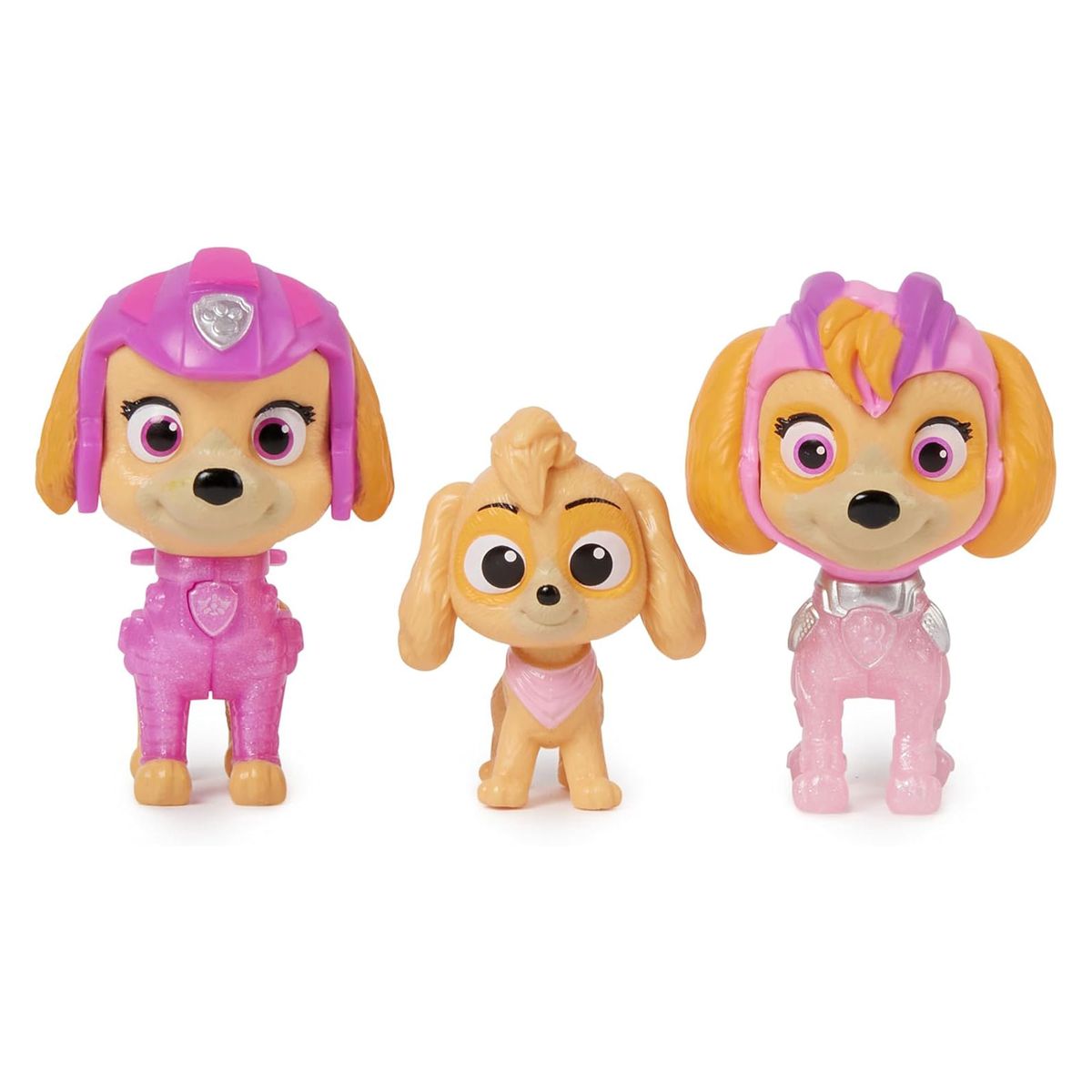 Spin Master 6068150 (20144103) - Paw Patrol - Der Mighty Kinofilm - 3-teiliges Spielfiguren-Geschenkset, Skye