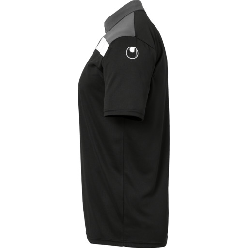 Camisa polo Offense 23 preta/antracite/branca Uhlsport