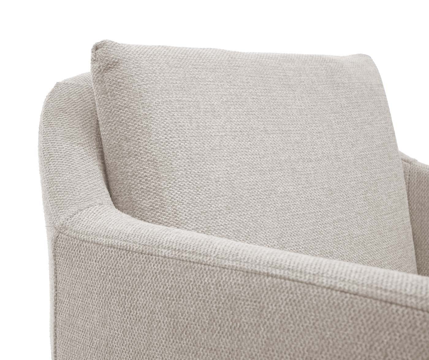 6er-Set Esszimmerstuhl MCW-H93, Küchenstuhl Lehnstuhl Stuhl ~ Stoff/Textil creme-beige