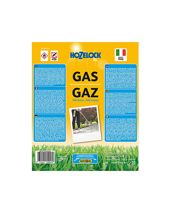 Cartouche de gaz pour brûleurs de mauvaise herbes 600ml