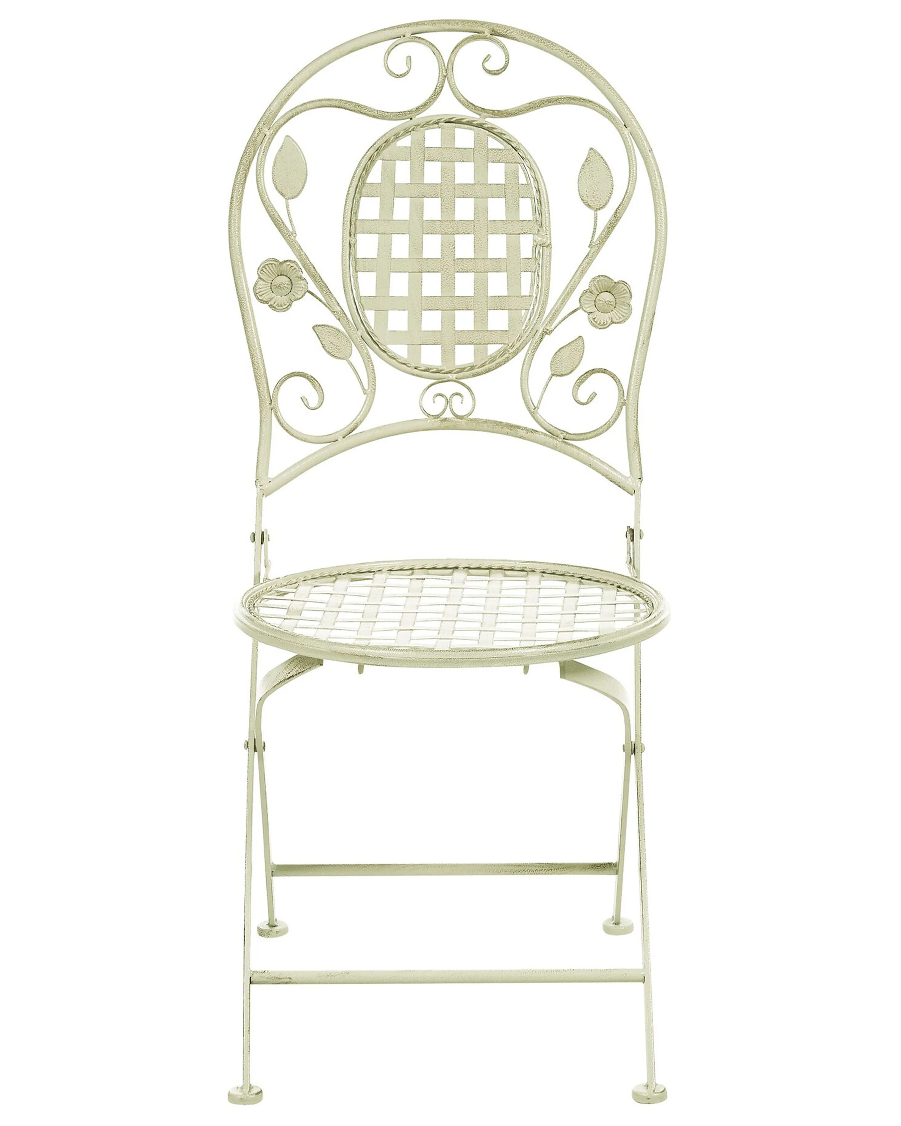 Set van 2 tuinstoelen BIVIO inklapbaar Metaal Lichtgroen
