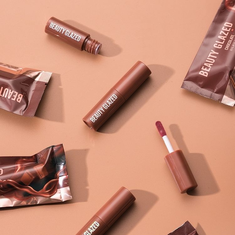 BEAUTY GLAZED - Chocolade Zijdezachte Lip Glaze - 12 Kleuren
