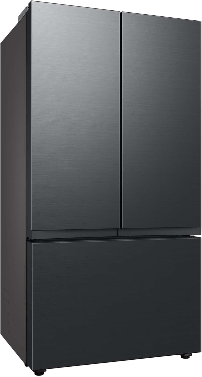 RF24BB620EB1EF French-Door-Kühlschrank mit Gefrierfach, 177,8 cm, 674 l, SmartThings AI Energy Mode, Autofill Water Pitcher, Dual Ice Maker, Premium Black Steel