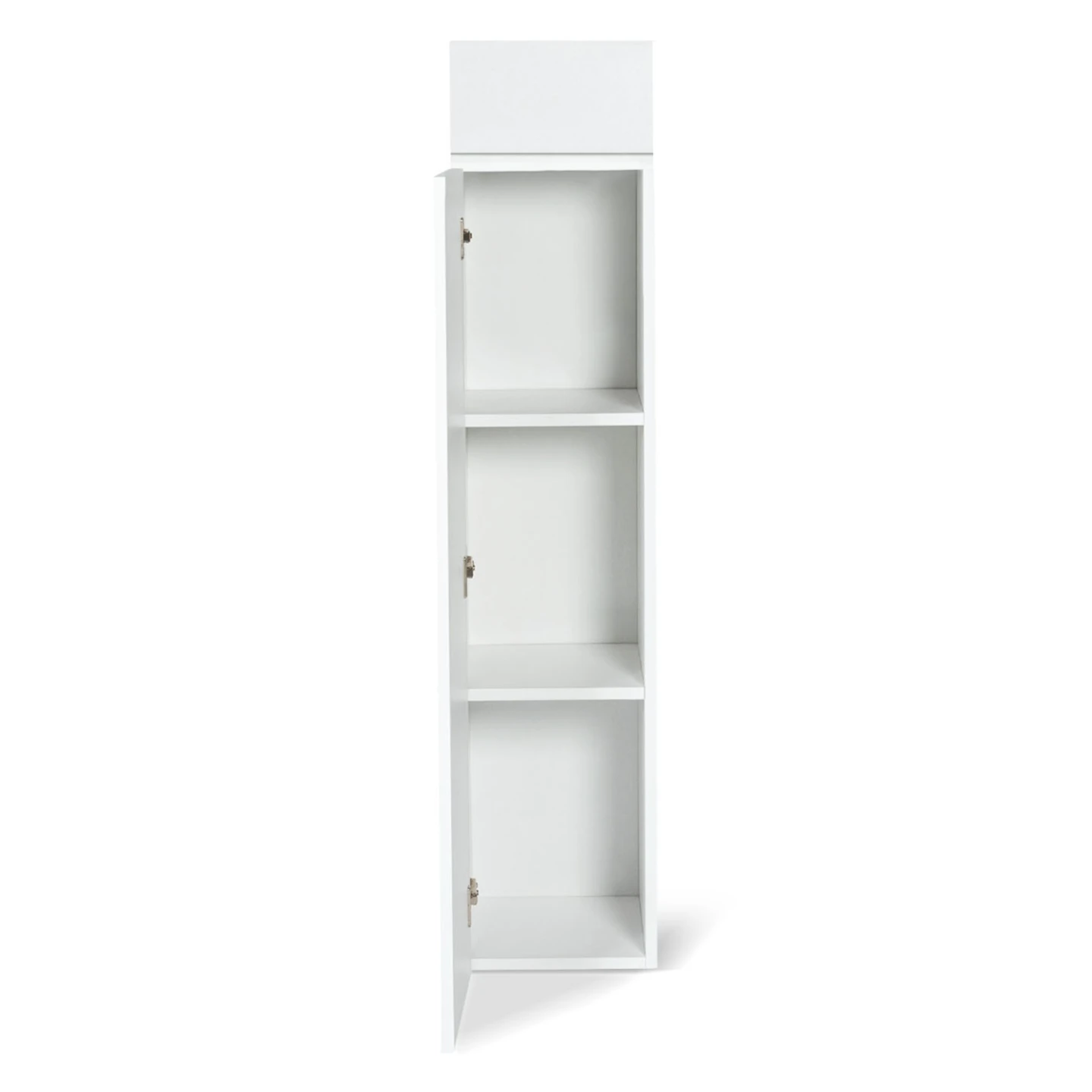 Meuble colonne salle de bain suspendu blanc LILA