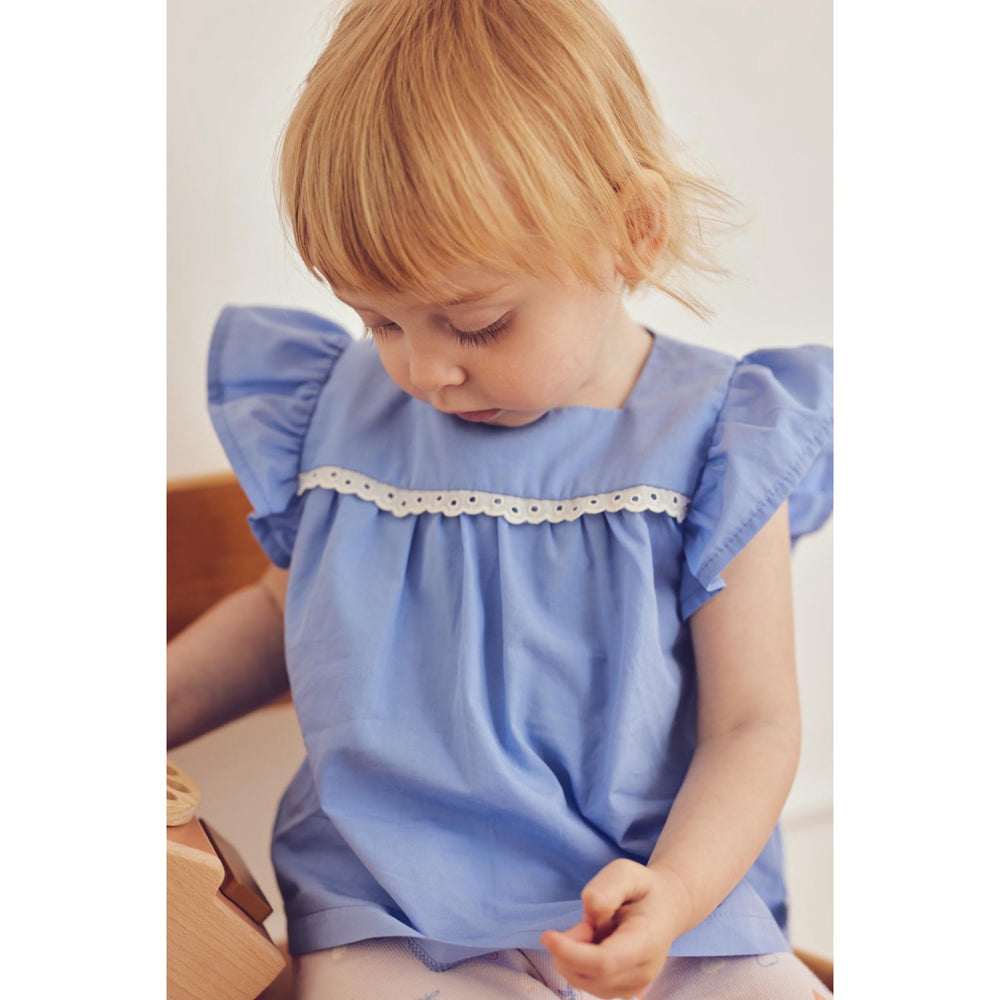 Køb Müsli Shell Blue Poplin Flæse S/S T