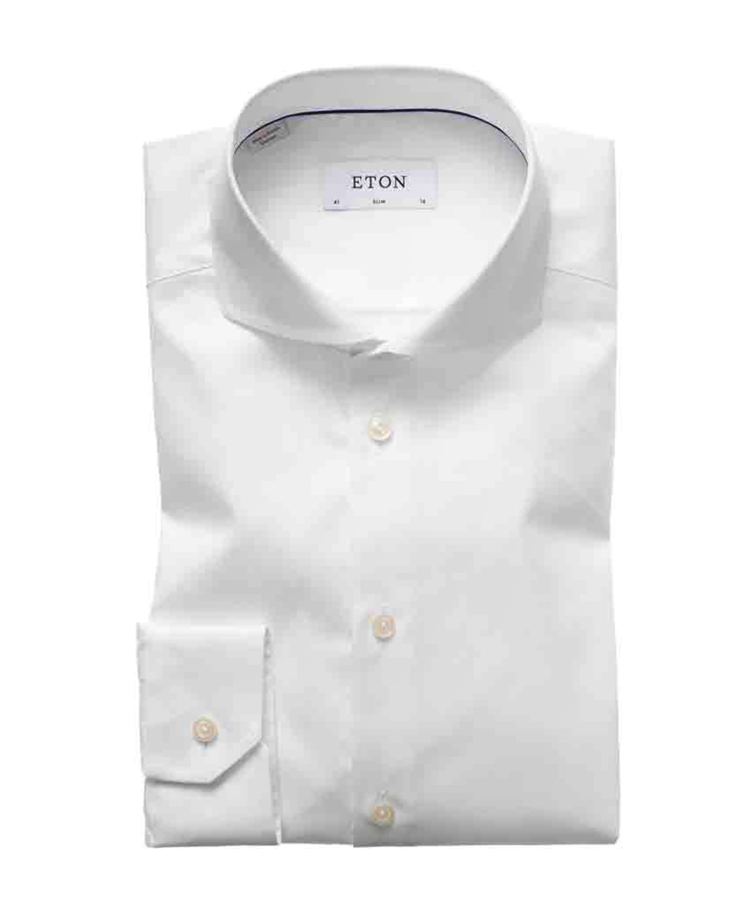 ETON Heren overhemd lange mouw wit