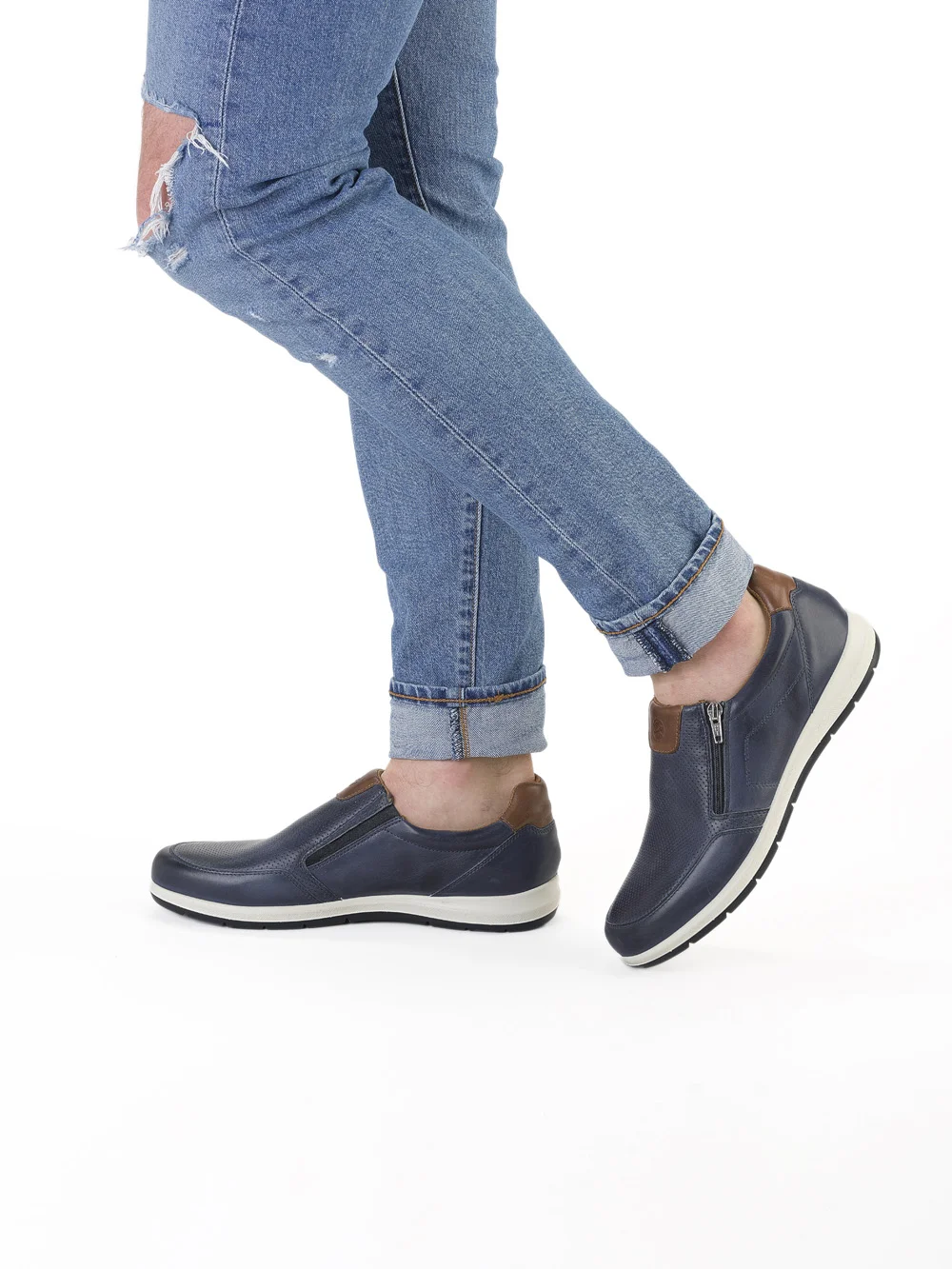 Slipper Finn blau
