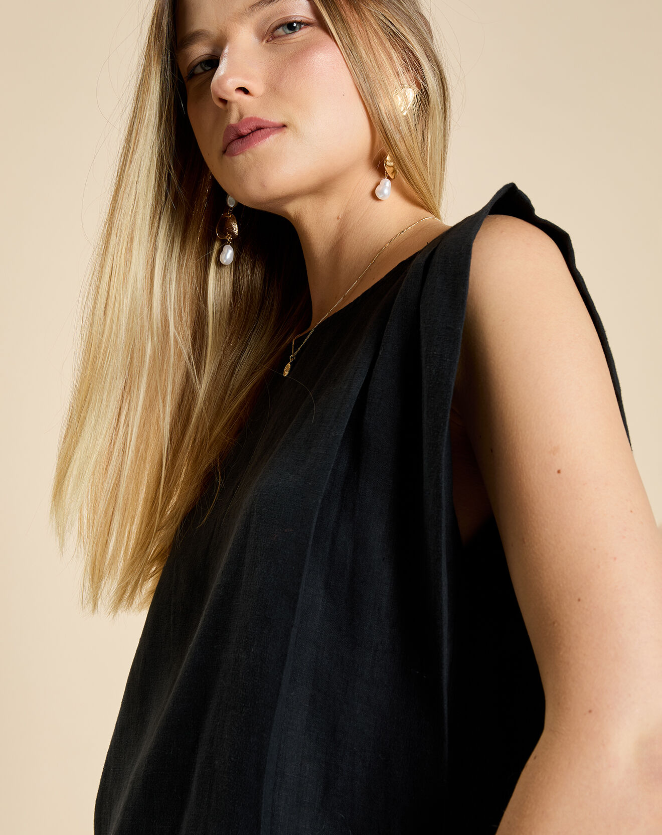 Harris Wilson Top 100% Lin Eli noir