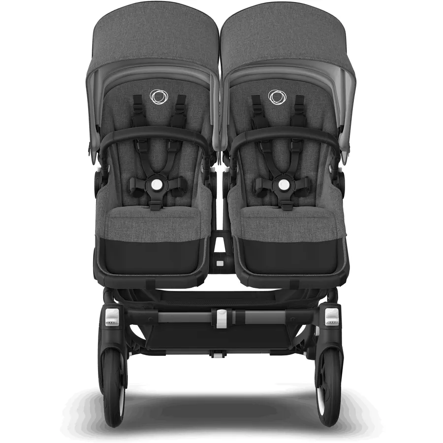 bugaboo Zwillingswagen Donkey 5 Twin Complete GraphiteGrey Melange