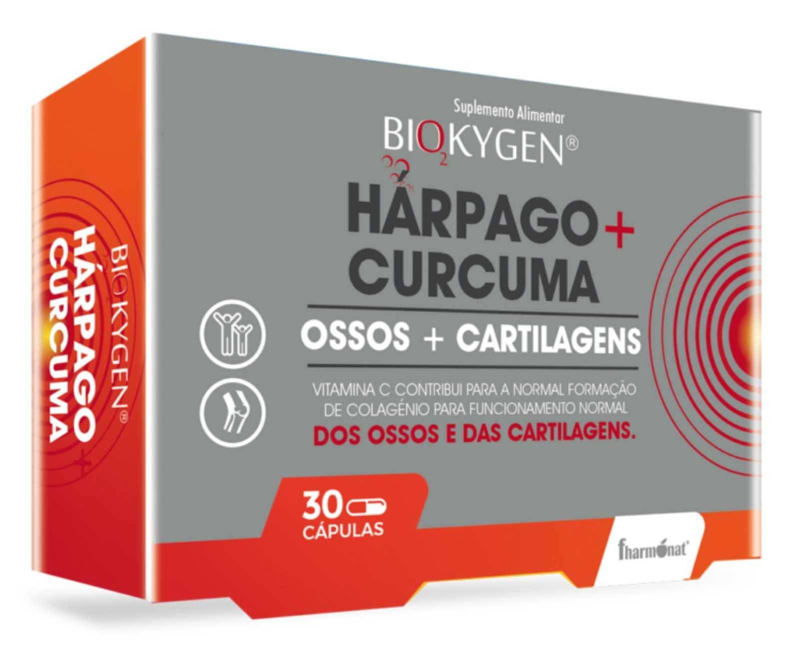 Fharmonat Biokygen Cúrcuma e Garra do Diabo 30 cápsulas