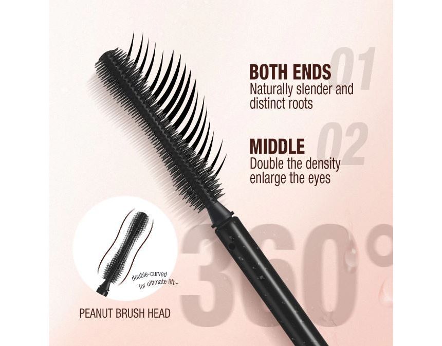 O.TWO.O - Super Stay Long Lasting Waterproof Zwarte Mascara