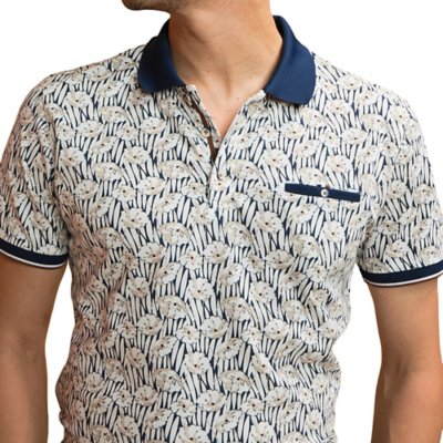 Polo à manches courtes homme Groove MARRON BENSON & CHERRY