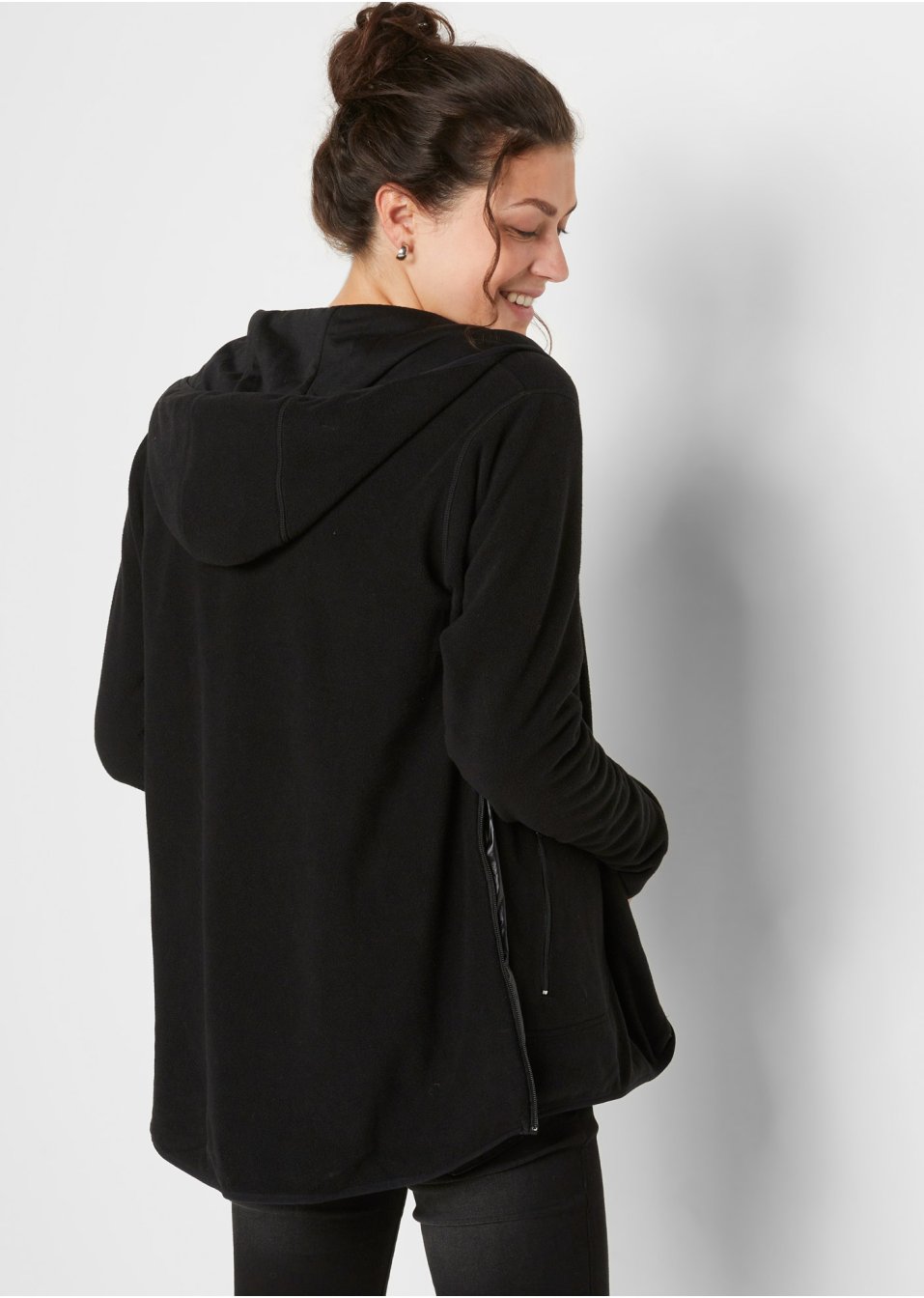 Veste de grossesse en polaire avec fonction portage