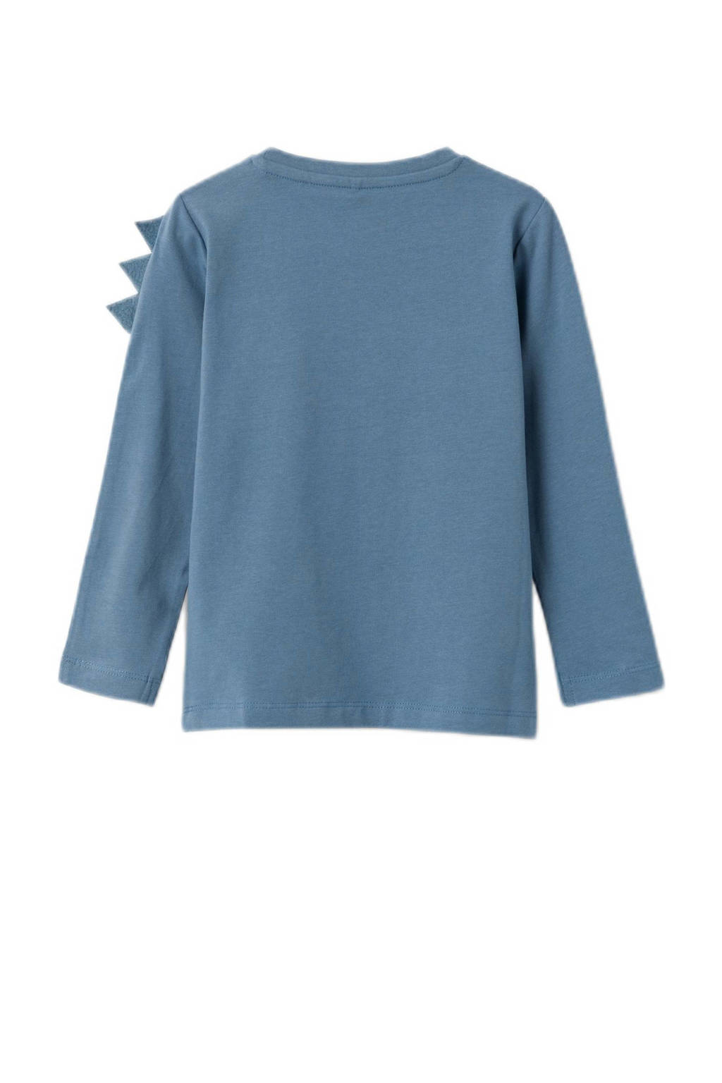 NAME IT longsleeve NMMJINUS JURASSIC met printopdruk blauw