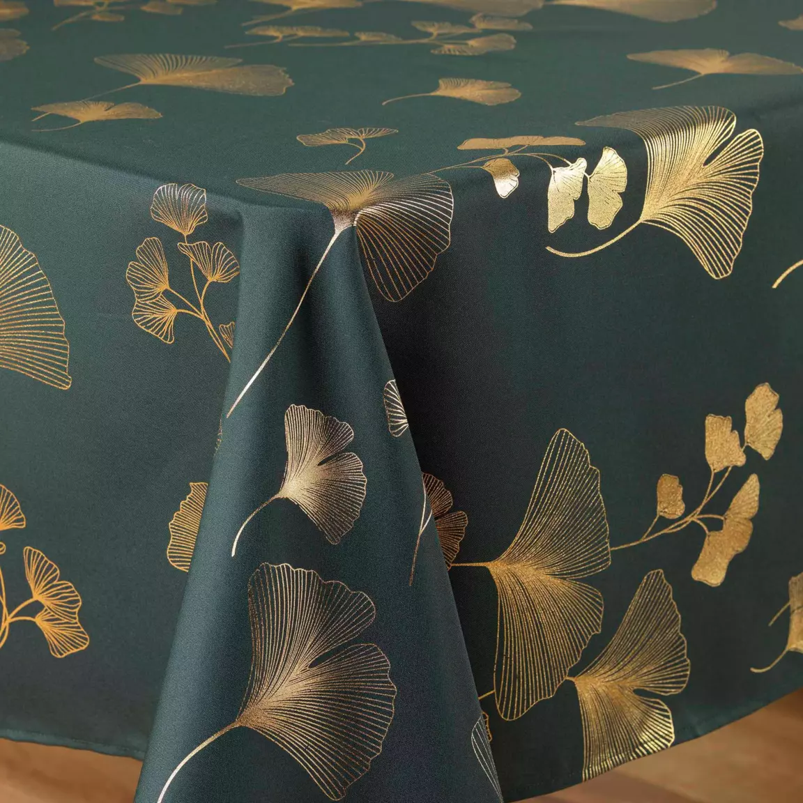 Nappe rectangulaire (150 x 300 cm) Bloomy Vert