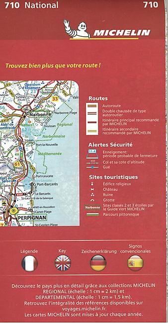 MICHELIN - 710 FRANCE DETAILLEE