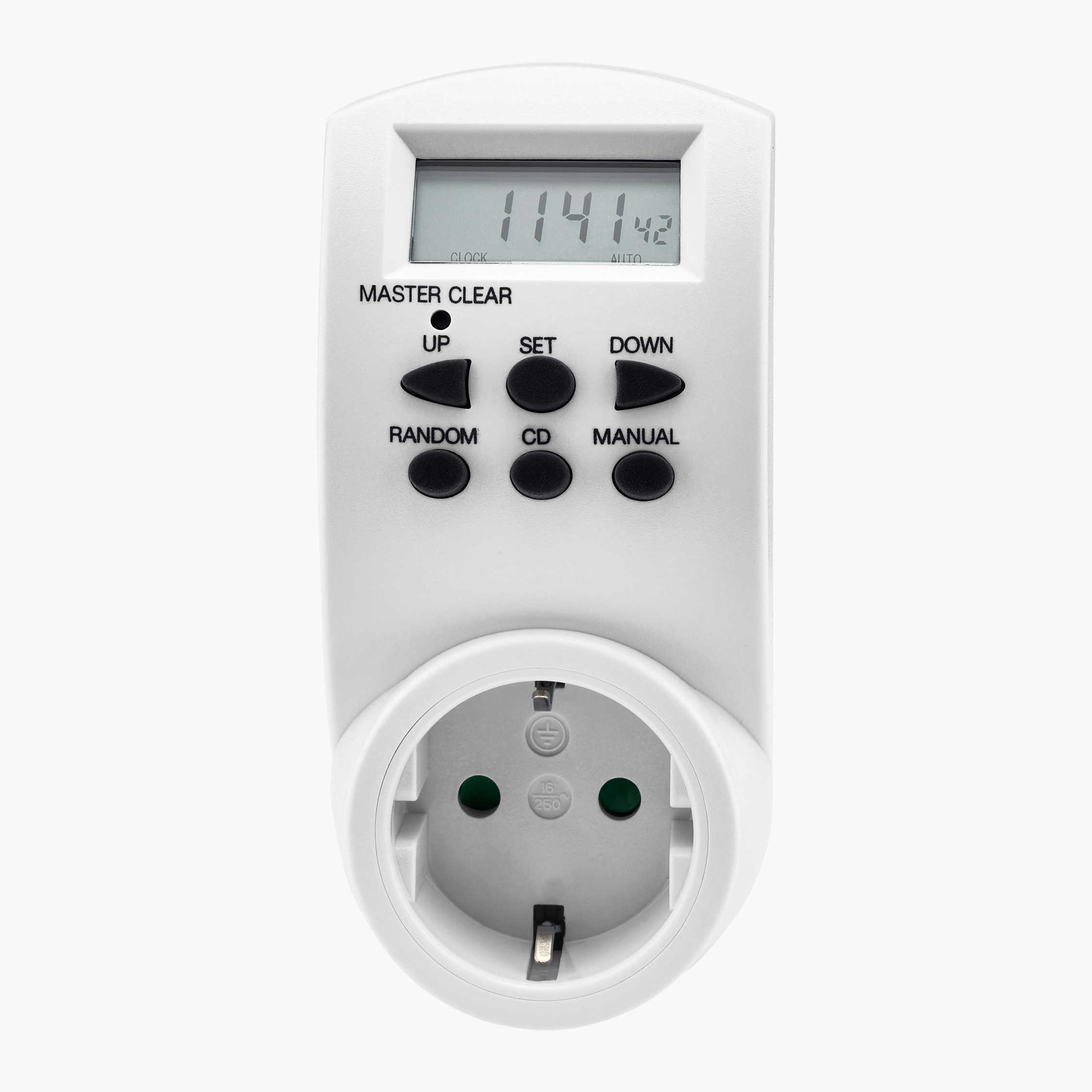 Digital timer med ukeprogram, 230 V