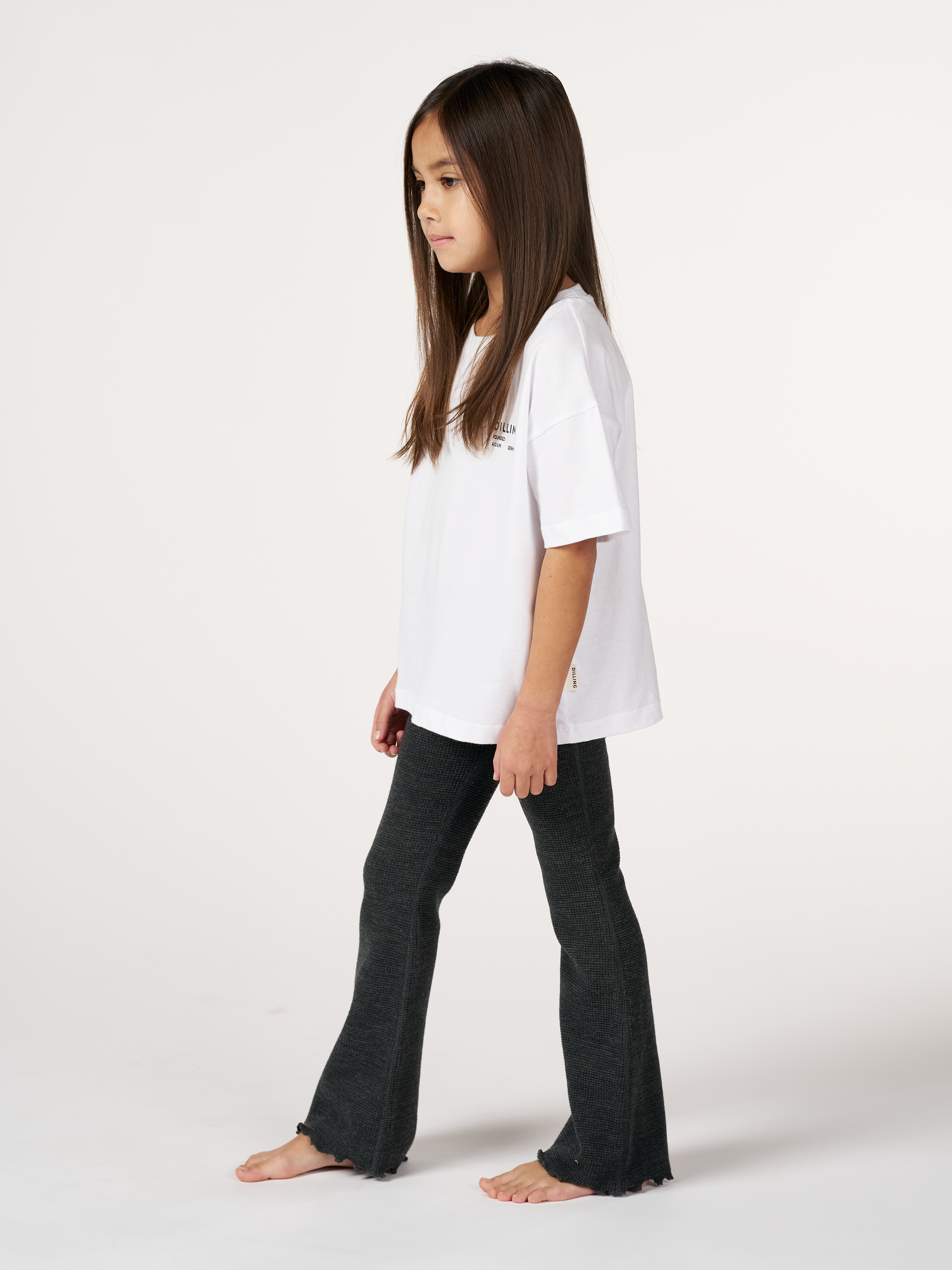 Broek met wafelpatroon in merinowol voor kinderen