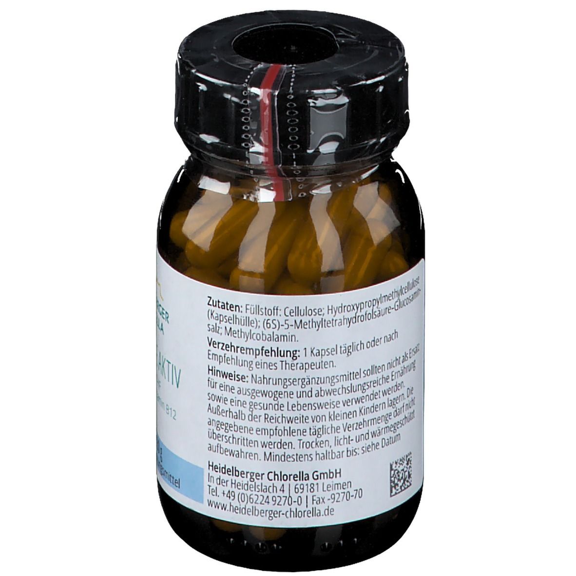 Heidelberger Chlorella® Folsäure aktiv + Vit. B12 aktiv