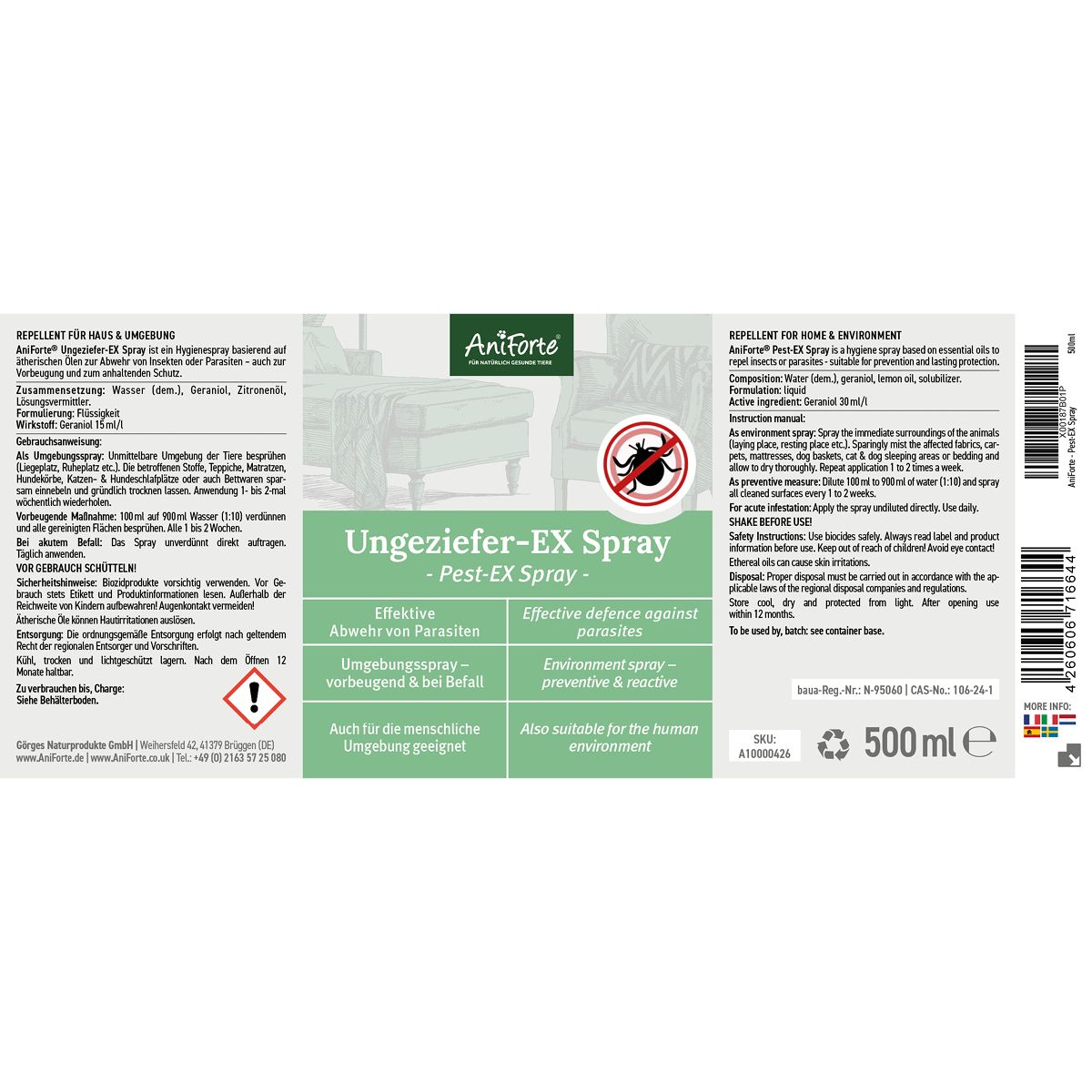 AniForte Ungeziefer-EX Spray