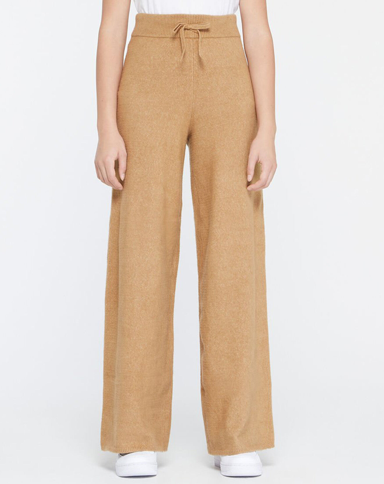 Tommy Hilfiger Pantalon Large Duveteux Flex Wide beige