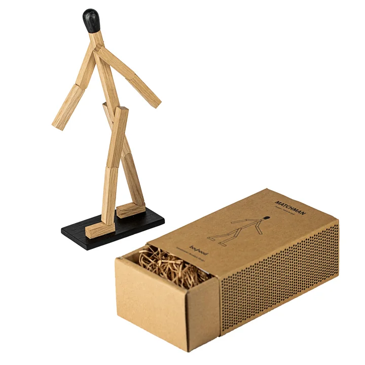 boyhood - Match Man Holzfigur large, Eiche natur
