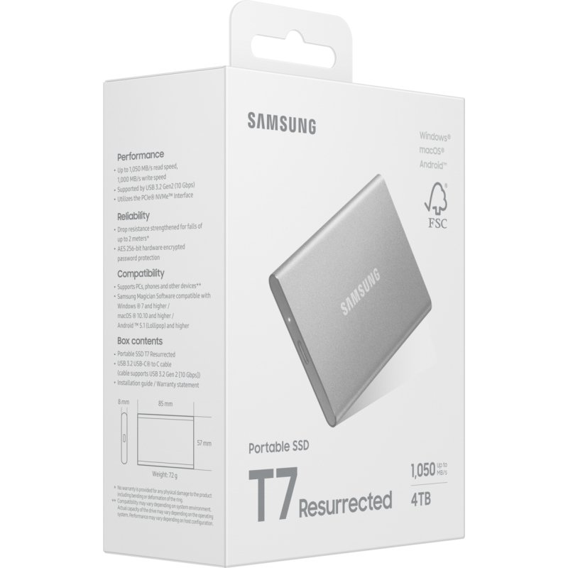Samsung SSD Externe T7 Resurrected 4To