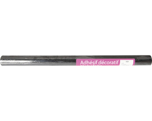 Venilia Basic zwarte kleeffolie 67,5x500 cm