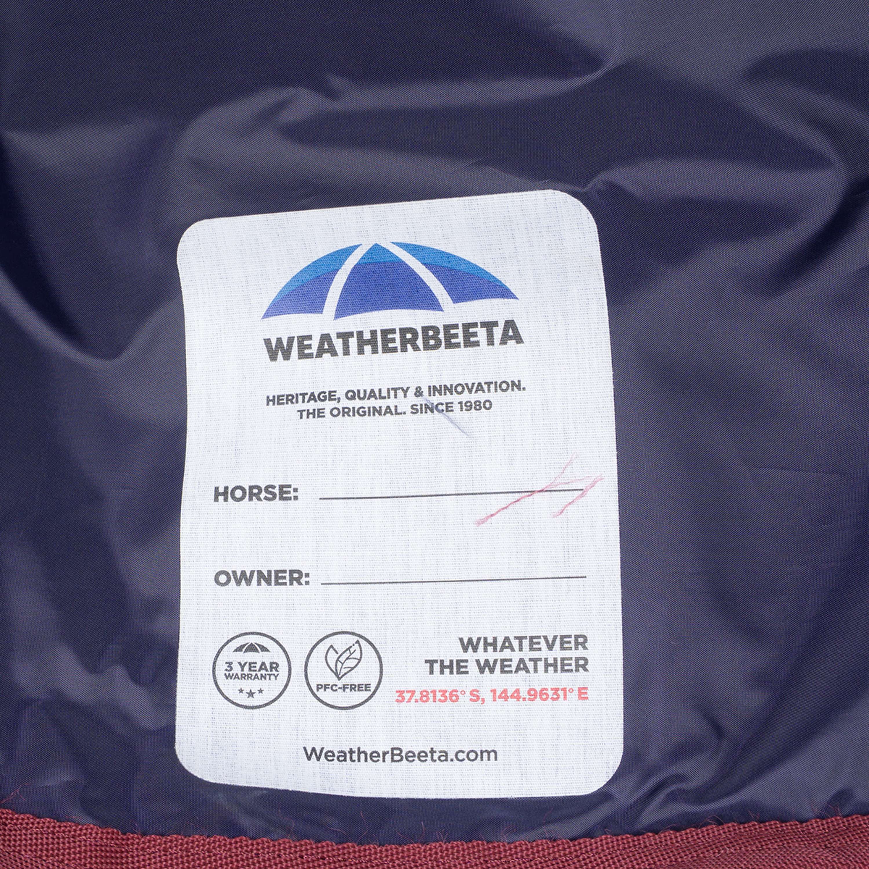 WeatherBeeta ComFiTec Essential Turnout Combo 220g Navy/Burgundy