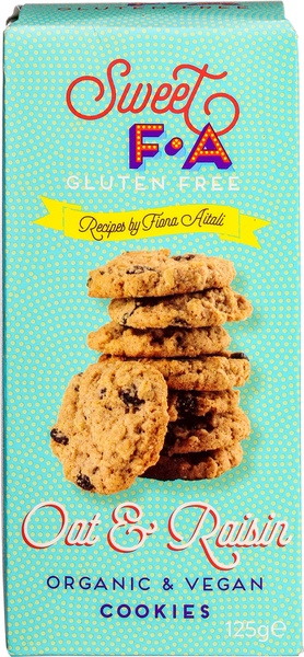 Sweet FA Koek Oat & Raisin Glutenvrij (125 gr)