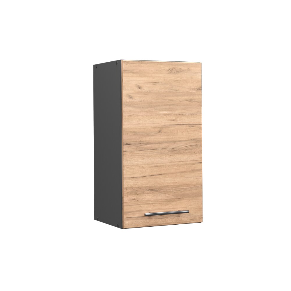 Vicco Hängeschrank Küchenschrank Küchenmöbel Fame-Line Anthrazit Eiche modern 40 cm Küche Einbauküche Hängeschrank Drehtür Einlegeboden Küchenzeile