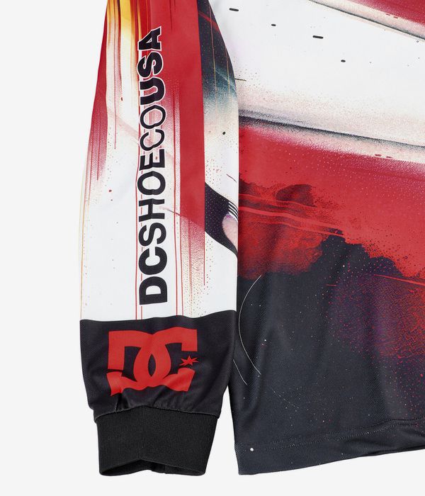 DC Burn Out Jersey Longsleeve (racing red)