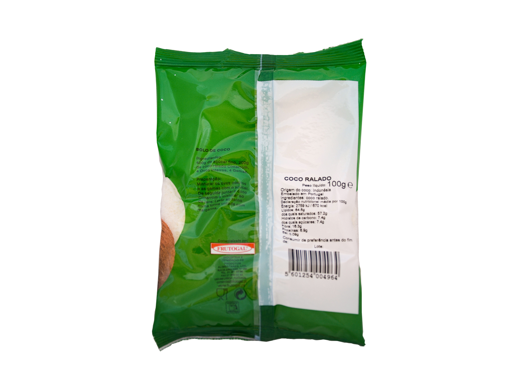 CÔCO CIMARROM RALADO 100G
