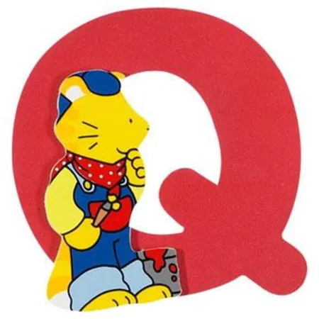 goki Holz Buchstabe Q
