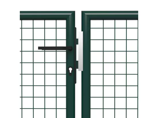 Portail de jardin Acier 500 x 75 cm Vert