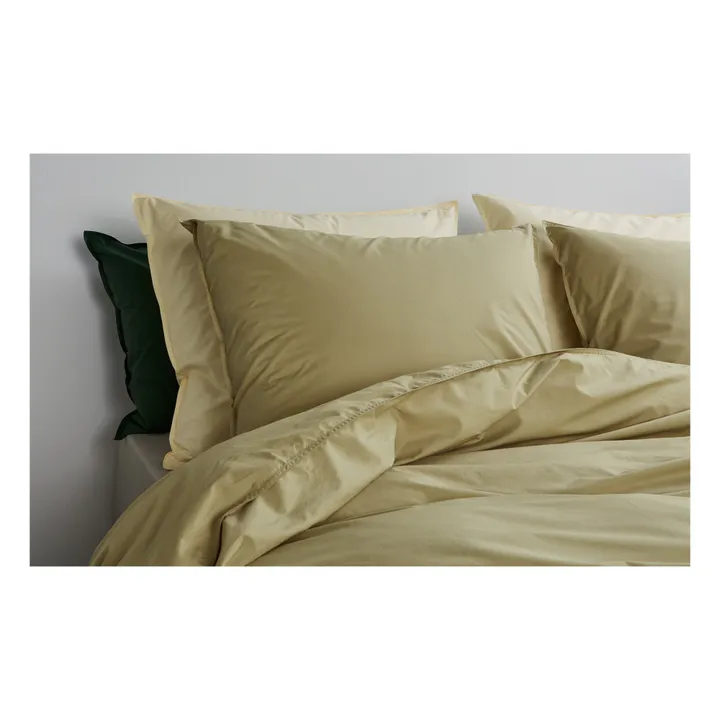Suite 702 Housse de couette en percale organique | Vert pistache