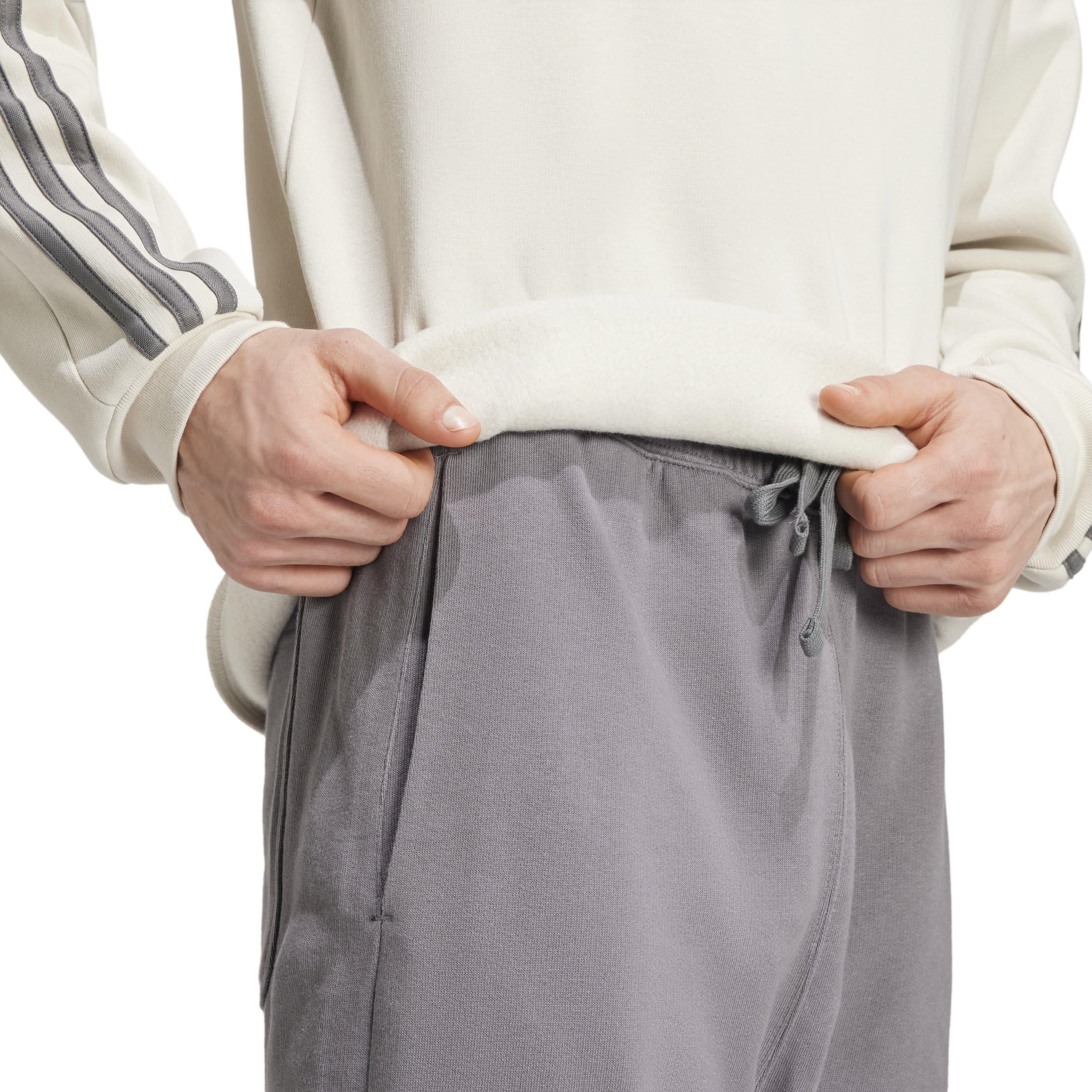 adidas Essentials 3-Stripes Fleece Sweatshirt Mens