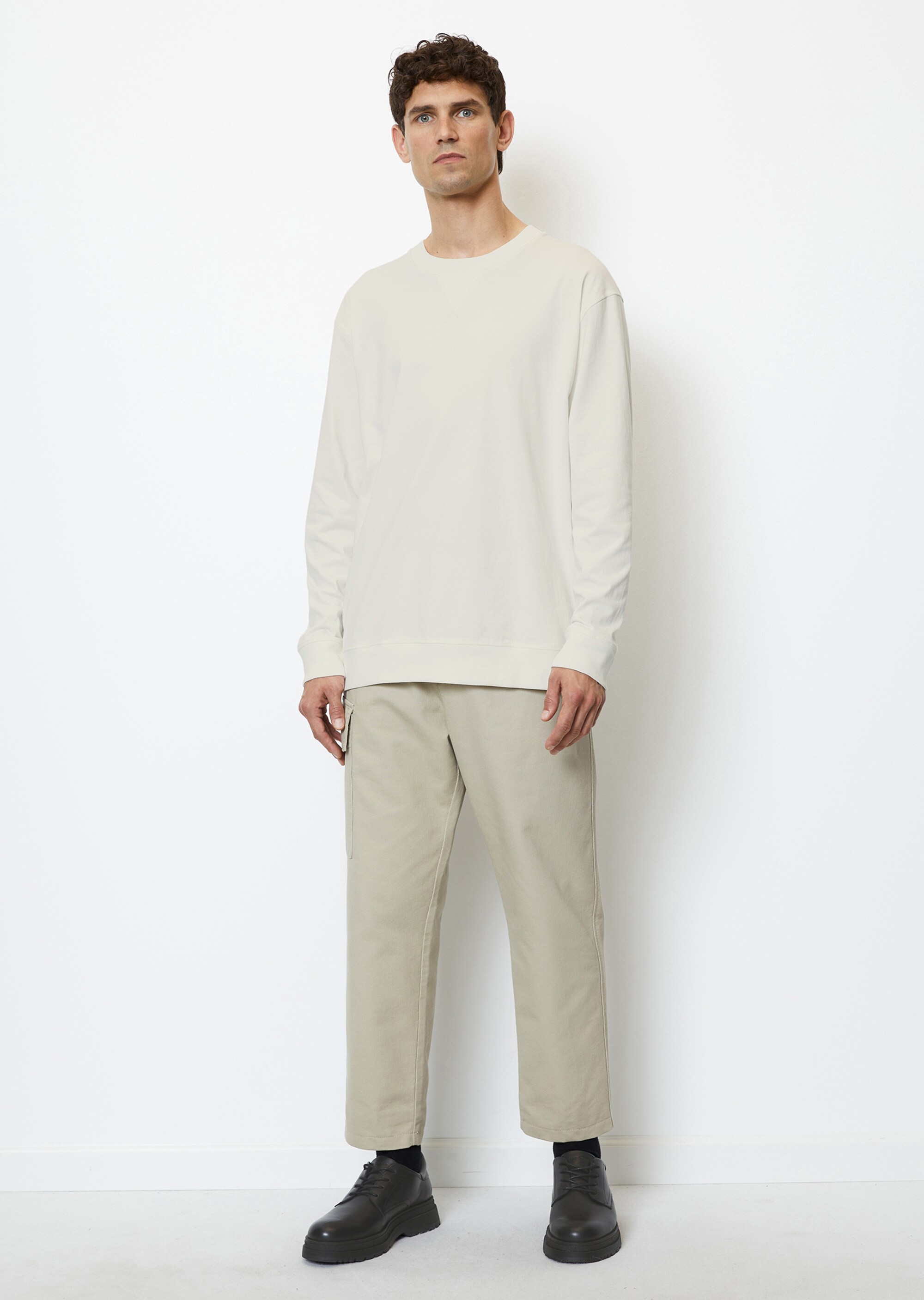 Longsleeve relaxed in extra schwerer Jersey-Qualität