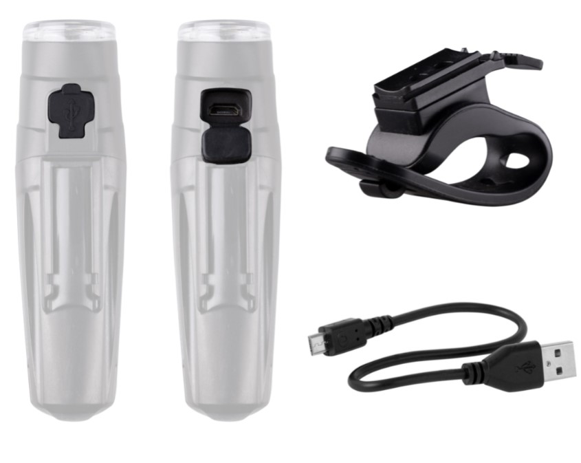 Force Stogie 900 lumen Forlygte med USB opladning