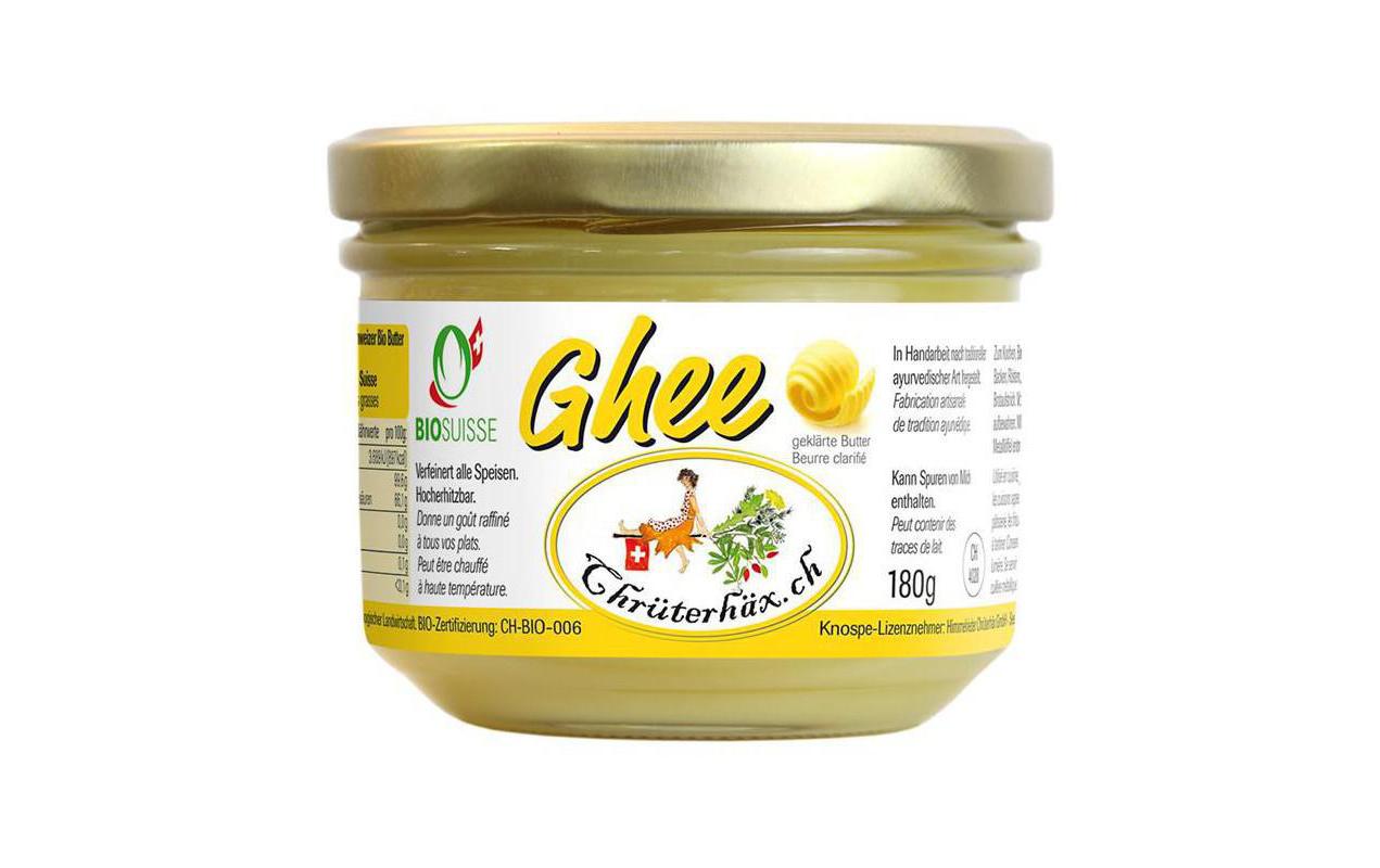 Bio Ghee 180 gHocherhitzbare, geklärte Butter