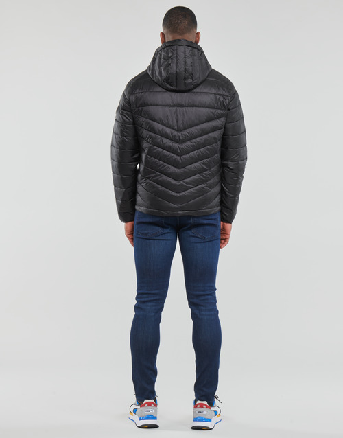 Jack & Jones - JJEHERO PUFFER HOOD Negro