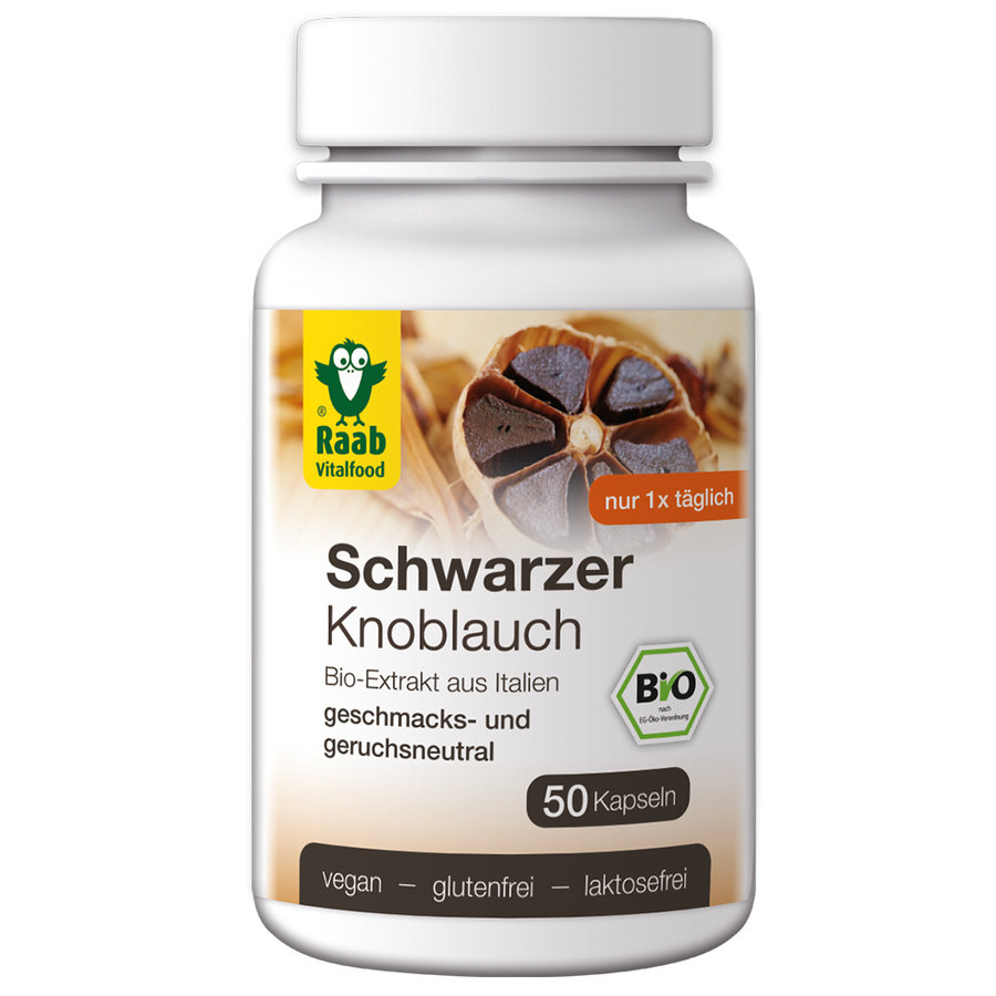 Bio Schwarzer Knoblauch (50 Kapseln)
