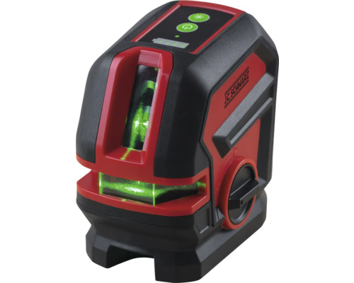 JC Schwarz Professionele Kruislijnlaser 25 m, Groene Laser incl. Accessoires
