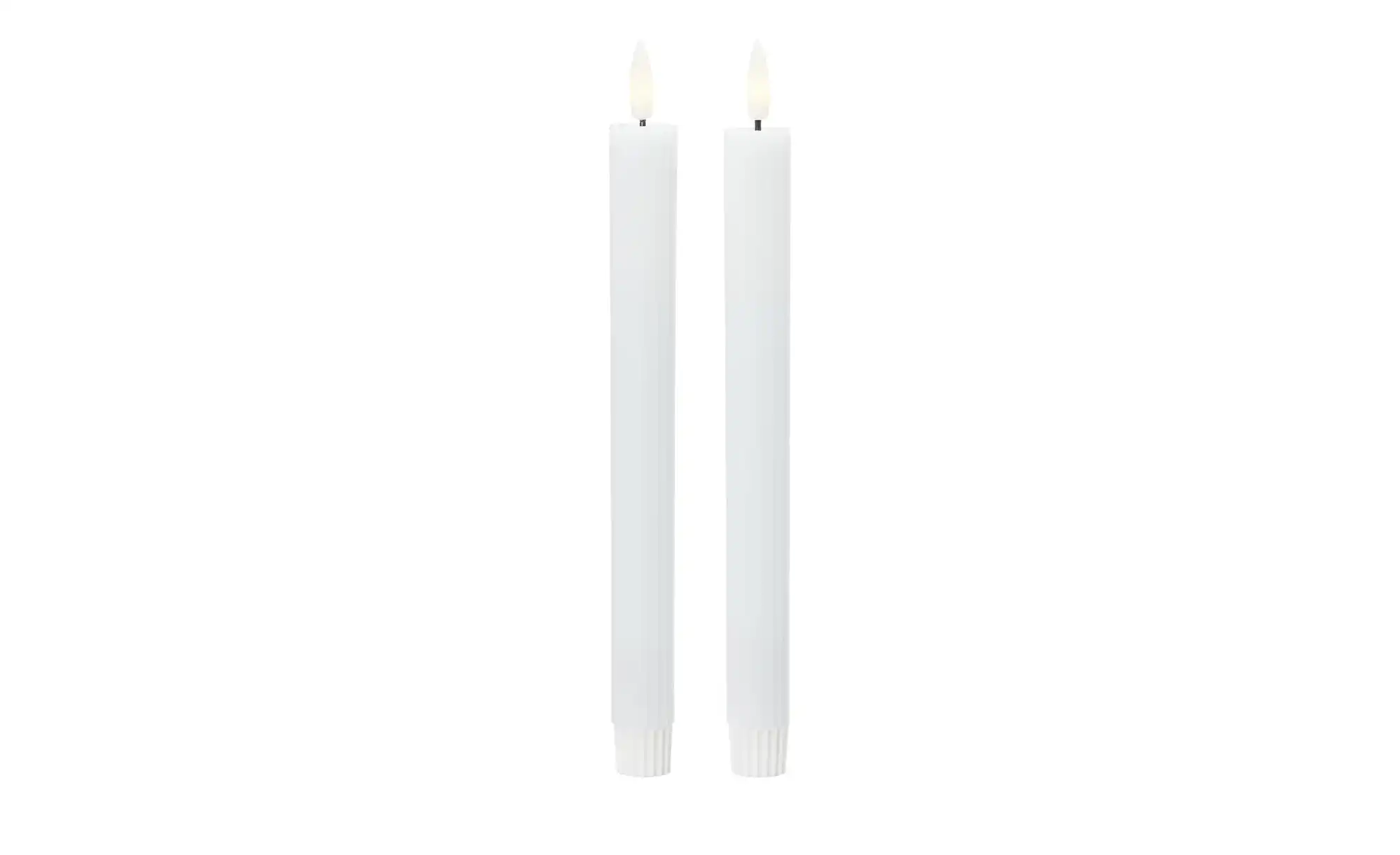 HOME STORY LED Stabkerze, 2er Set